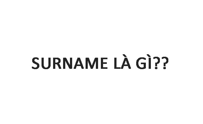 Surname la gi
