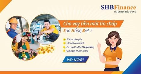 Vay tiền online SHB Finance